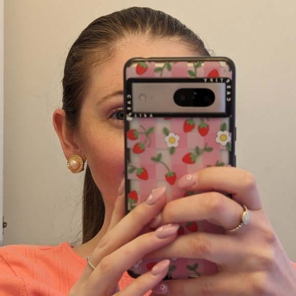 Christian Dior faux pearl vintage clip on earrings with rhinestones - Picture 6 of 15